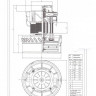 Двигатель пылесоса 1800W высокий H=175 (моющий) MADE IN ITALY